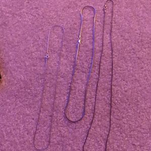 Sterling silver necklaces